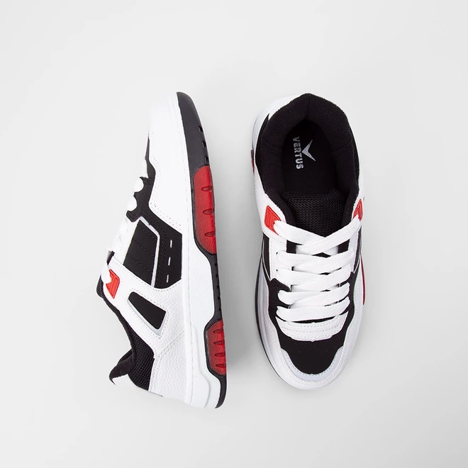 Tênis Casual Masculino Vertus Street Recortes Branco