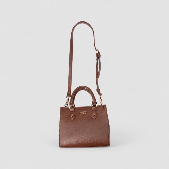 Bolsa Sacthel Gabriela Pequena Marrom