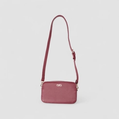 Bolsa Camera Bag Gabriela Pequena Transversal Vinho