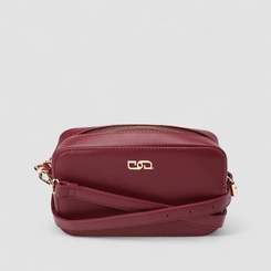 Bolsa Camera Bag Gabriela Pequena Transversal Vinho