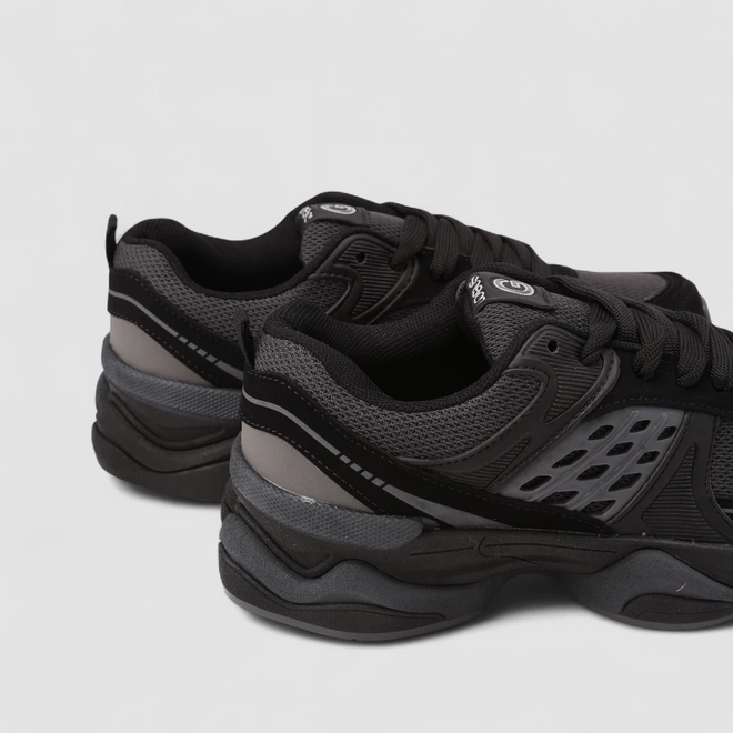 Tênis Casual Masculino Logus Mesh Original Recortes Preto