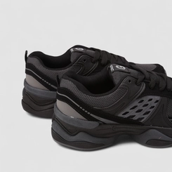 Tênis Casual Masculino Logus Mesh Original Recortes Preto