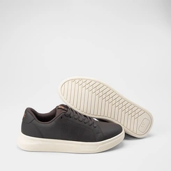 Tênis Casual Masculino West Coast Silver Marrom