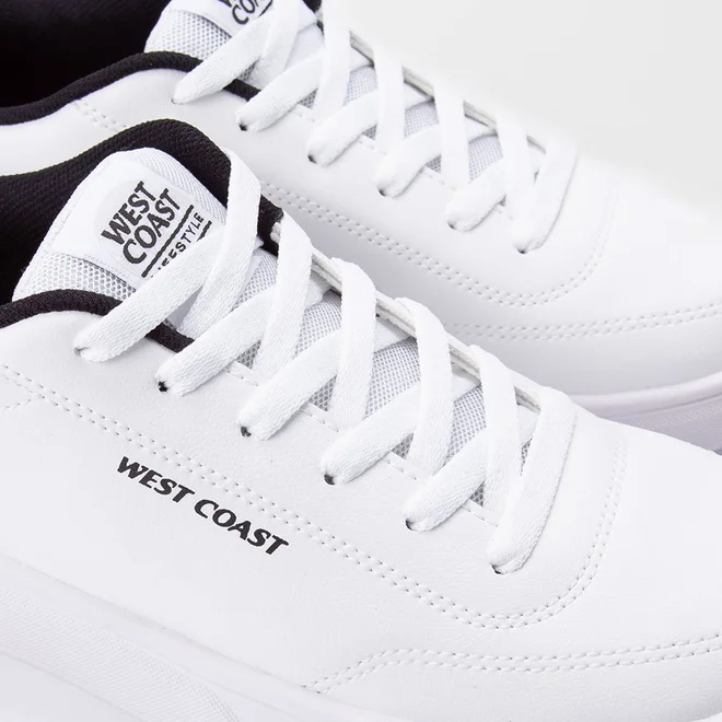 Tênis Casual Masculino West Coast  Sunset Branco