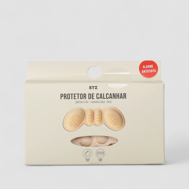 Protetor De Calcanhar STZ Bege