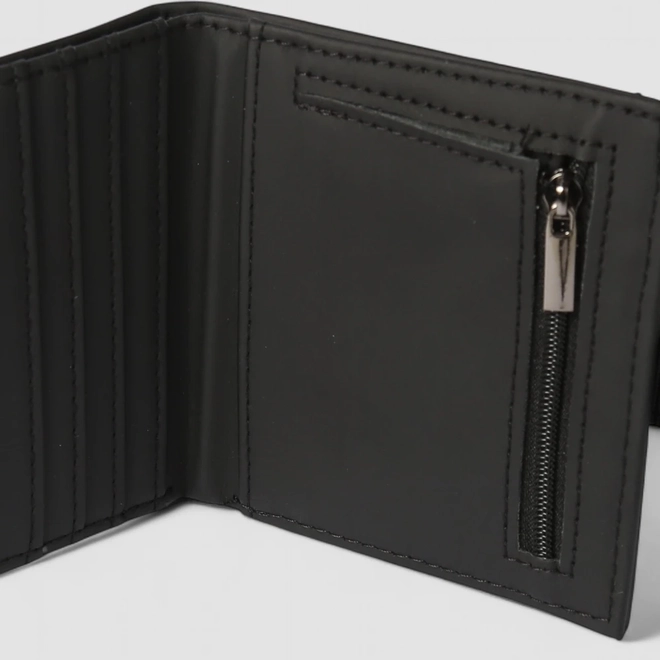Carteira Masculina Mac & Jac Tira Contato Preta