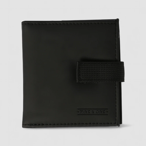 Carteira Masculina Mac & Jac Tira Contato Preta