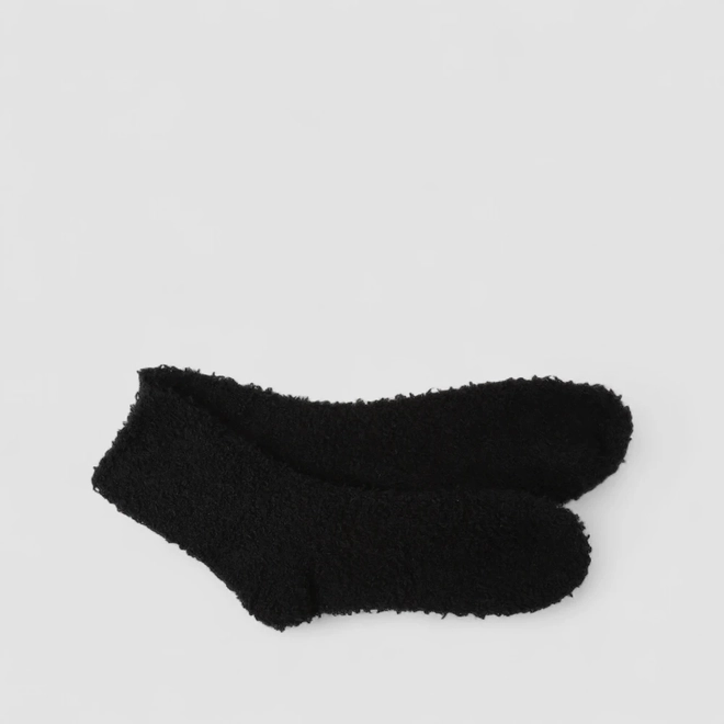 Meia Peluciada Feminina STZ 35-39 Preta