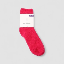 Meia Peluciada Feminina STZ 35-39 Rosa