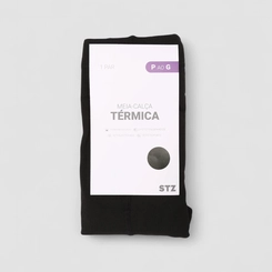 Meia-Calça Feminina STZ Térmica Forro Peluciado P-G Preto
