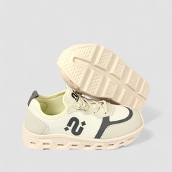 Tênis Casual Infantil Novopé Mesh Bege