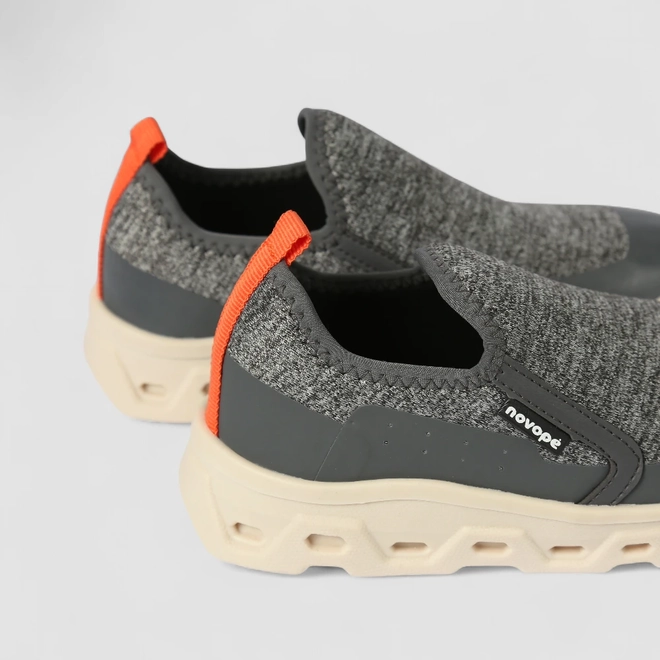 Slip On Infantil Novopé Calce Fácil Chunky Cinza