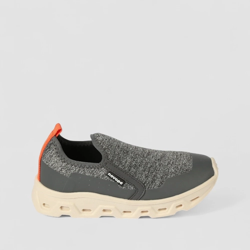 Slip On Infantil Novopé Calce Fácil Chunky Cinza