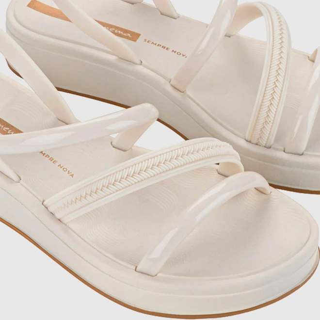 Sandália Feminina Ipanema Glow Up Off White