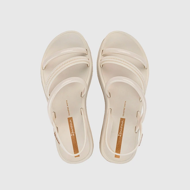 Sandália Feminina Ipanema Glow Up Off White