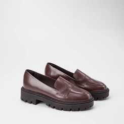 Mocassim Feminino Gabriela Tratorado Marrom