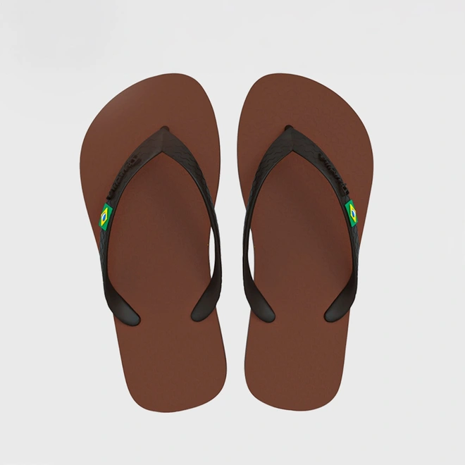 Chinelo Feminino Ipanema Brasil Light Marrom