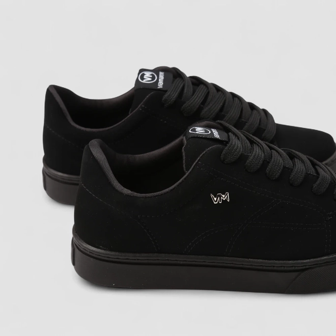 Tênis Casual Feminino Via Marte Nobuck Preto