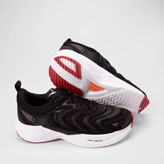 Tênis Esportivo Masculino Vertus Preto