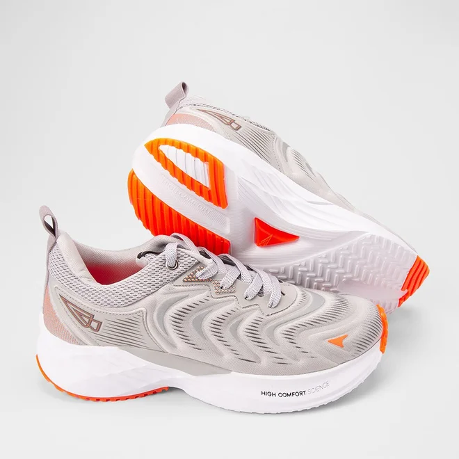 Tênis Esportivo Masculino Vertus High Confort Science Cinza