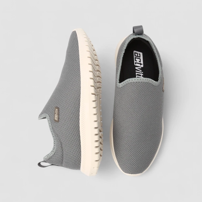 Slip On Masculino Actvitta Calce Fácil Cinza