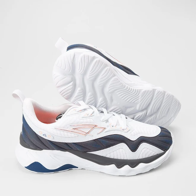 Tênis Esportivo Masculino Vertus Branco & Azul