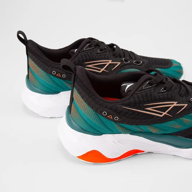 Tênis Esportivo Masculino Vertus Preto & Verde