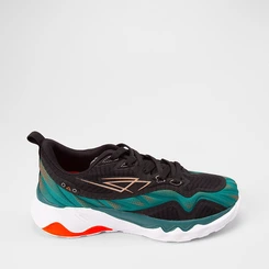 Tênis Esportivo Masculino Vertus Preto & Verde