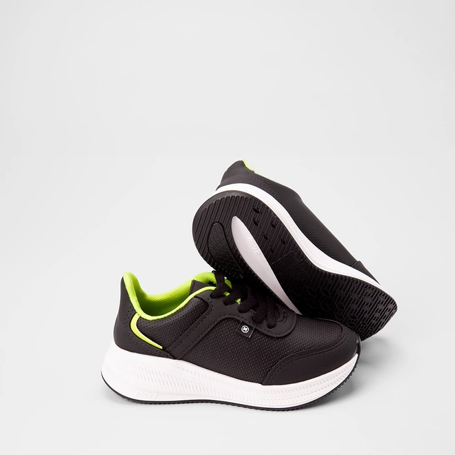 Tênis Casual Infantil Molekinho Preto