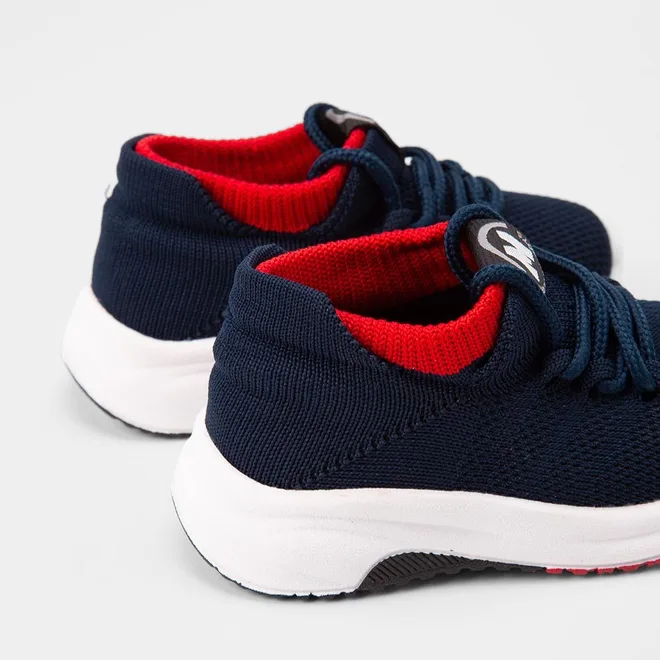 Tênis Casual Bebê Molekinho Knit Marinho