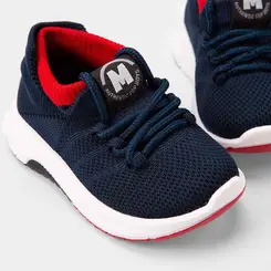 Tênis Casual Bebê Molekinho Knit Marinho