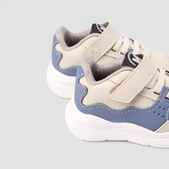 Tênis Casual Bebê Molekinho Tira Contato Off White