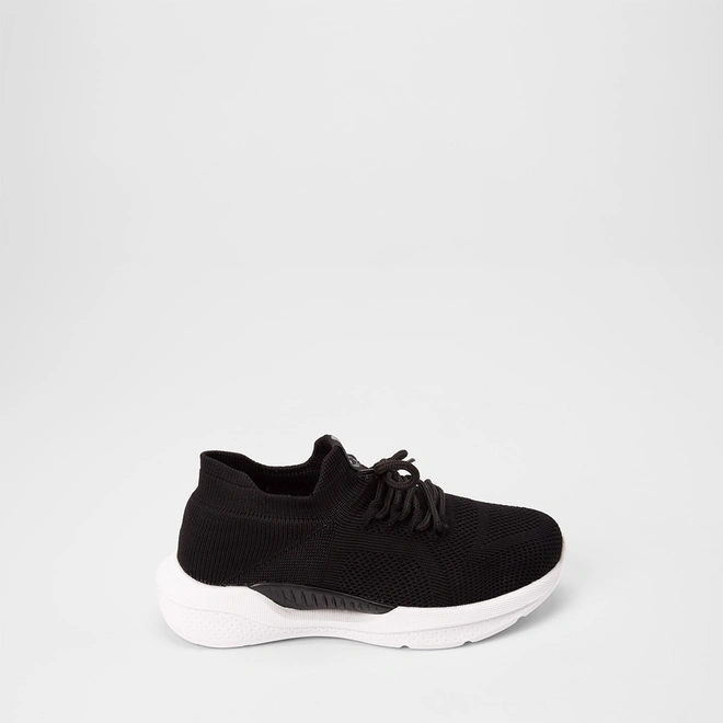 Tênis Casual Molekinho Knit Preto
