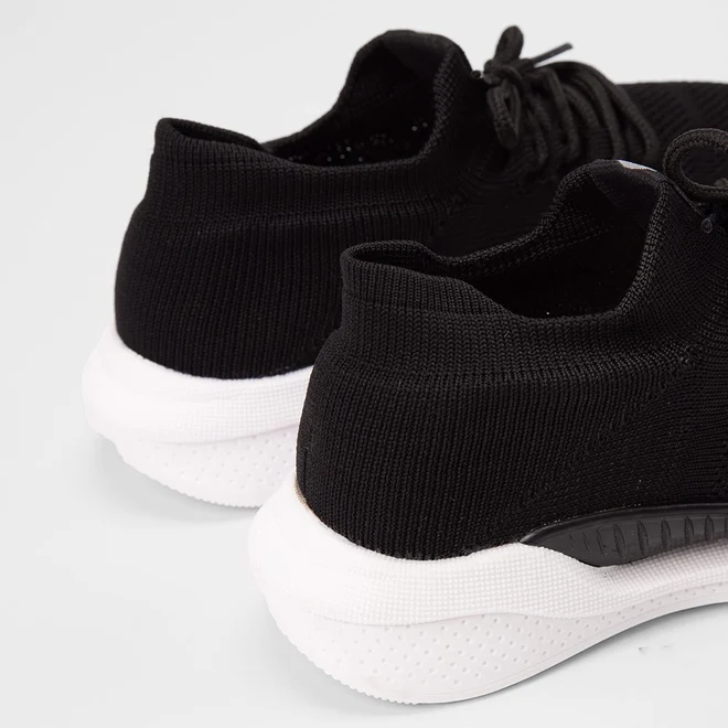 Tênis Casual Molekinho Knit Preto