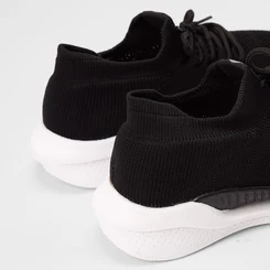 Tênis Casual Molekinho Knit Preto