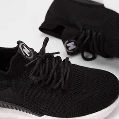 Tênis Casual Molekinho Knit Preto