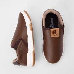 Slip On Infantil Molekinho Calce Fácil Marrom