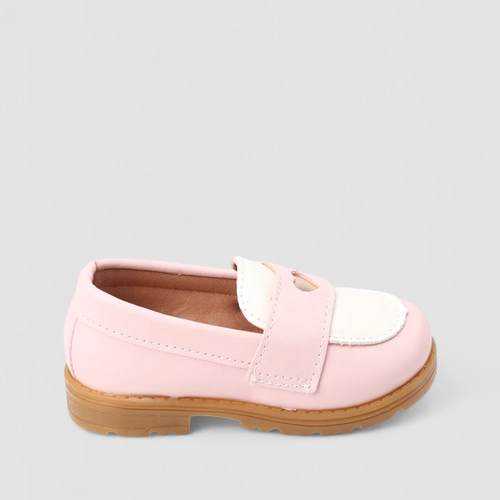 Mocassim Infantil Gabrielinha Detalhe Coração Rosa
