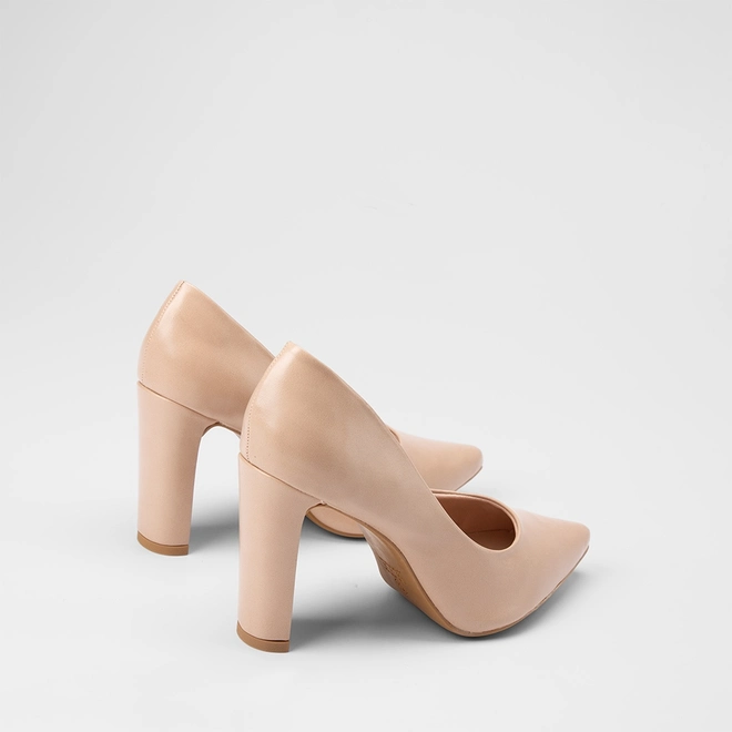 Scarpin Feminino Gabriela Salto Alto Nude