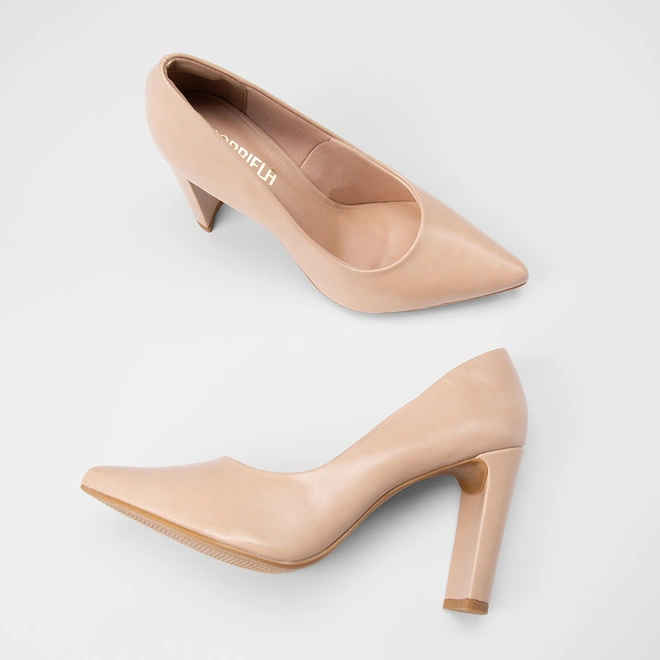 Scarpin Feminino Gabriela Salto Alto Nude