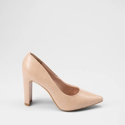 Scarpin Feminino Gabriela Salto Alto Nude