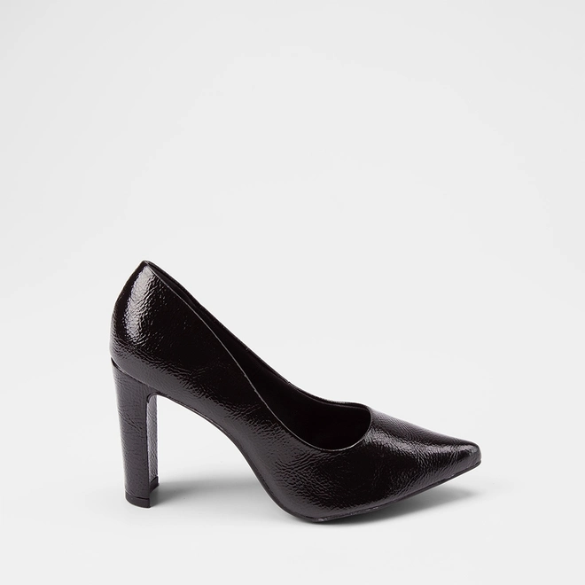 Scarpin Feminino Gabriela Salto Alto Verniz Preto