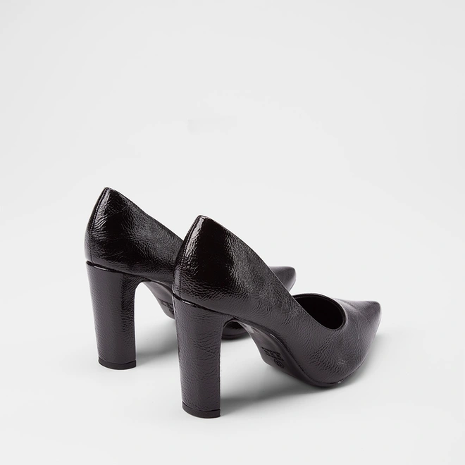 Scarpin Feminino Gabriela Salto Alto Verniz Preto
