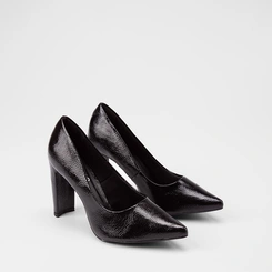 Scarpin Feminino Gabriela Salto Alto Verniz Preto