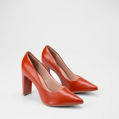 Scarpin Feminino Gabriela Salto Alto Vermelho