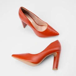 Scarpin Feminino Gabriela Salto Alto Vermelho