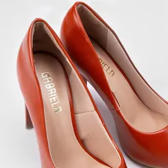 Scarpin Feminino Gabriela Salto Alto Vermelho