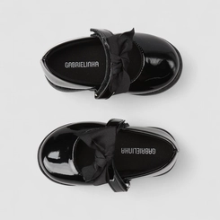 Mocassim Menina Gabrielinha Detalhe Laço Preto