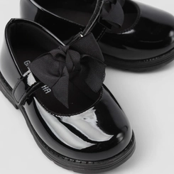 Mocassim Menina Gabrielinha Detalhe Laço Preto