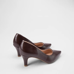 Scarpin Feminino Penélope Salto Médio Marrom